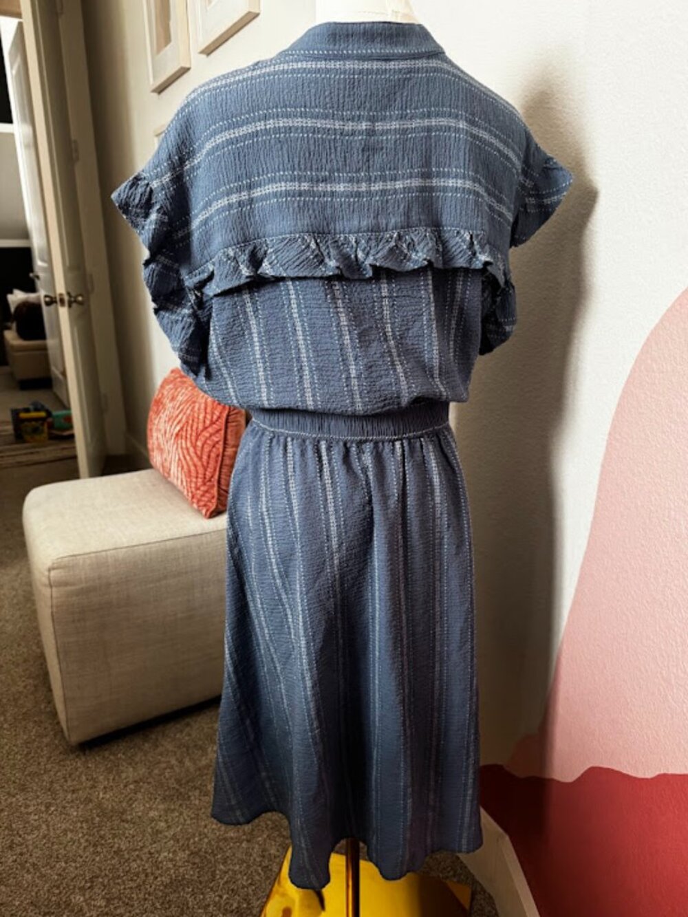 Calvin Klein Flutter Sleeve Dress, Size 14 *NWOT - Picture 5 of 5